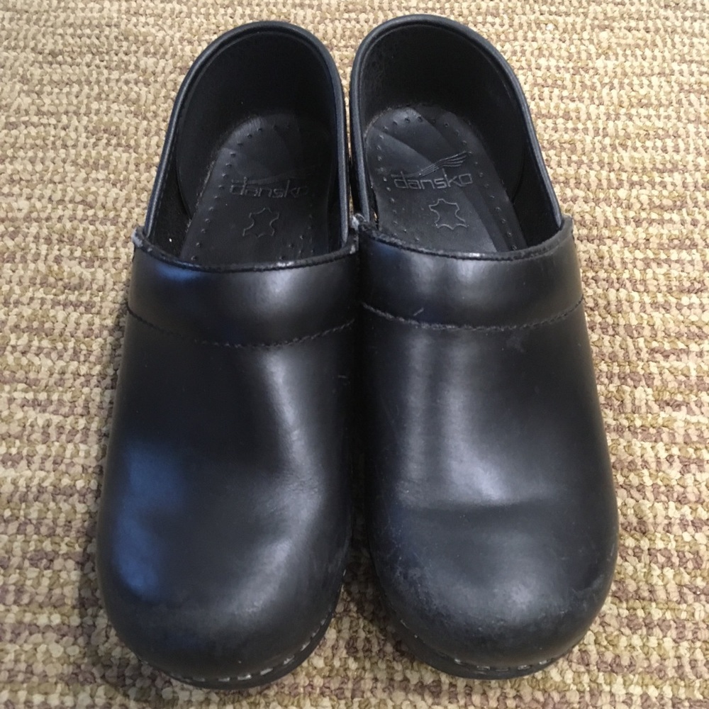 Dansko Black Clogs